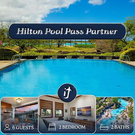Hilton Pool Pass Included, Kolea - Luxe Penthouse Villa Waikoloa Exterior foto